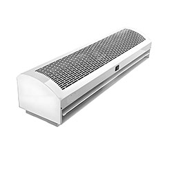 Wind curtain type air cooler